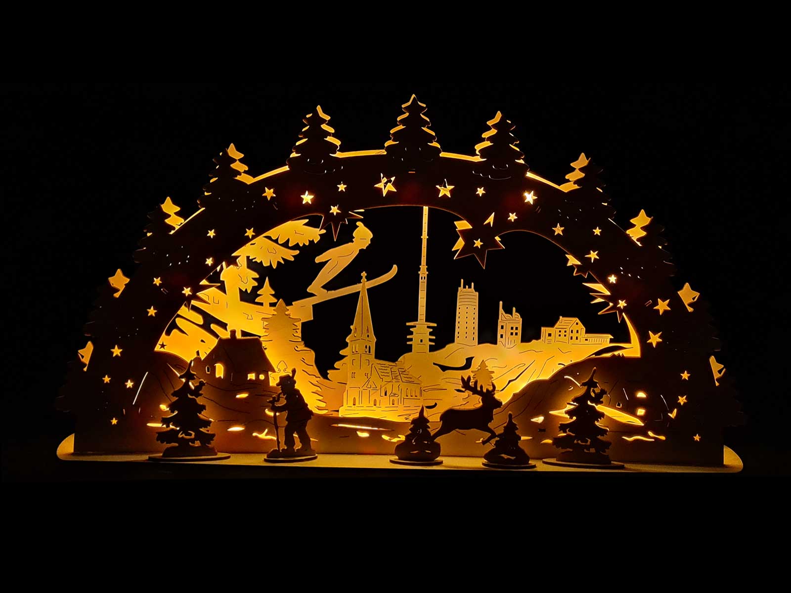 Brotterode mit Baumblende